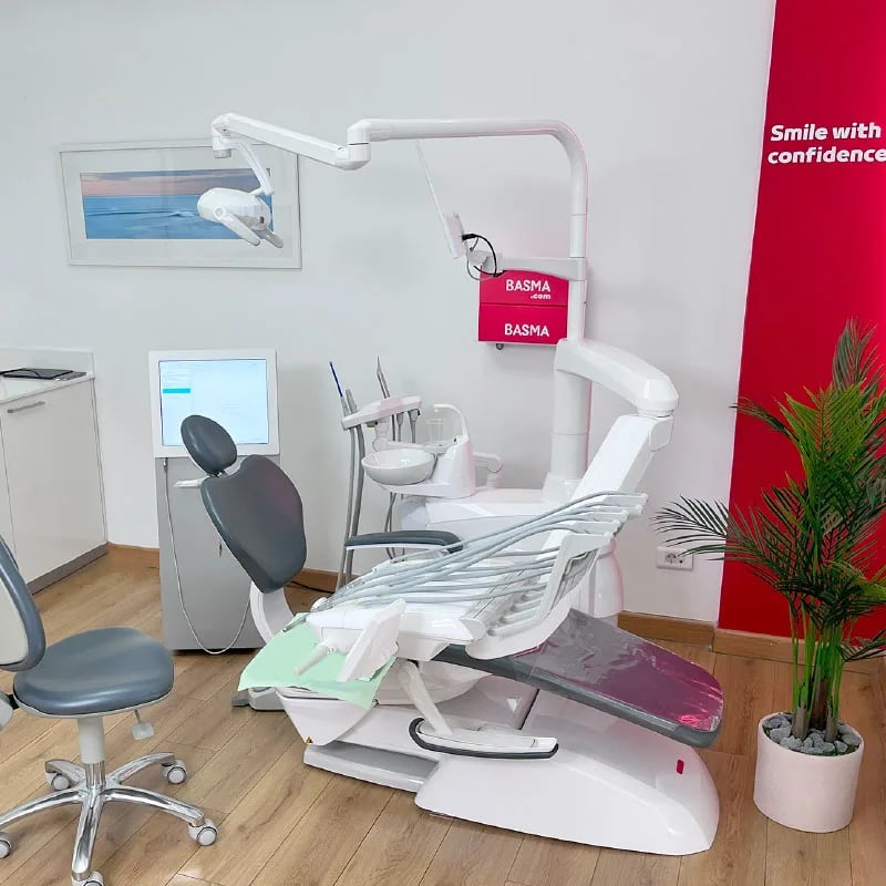 A BASMA dental chair in a BASMA clinic
